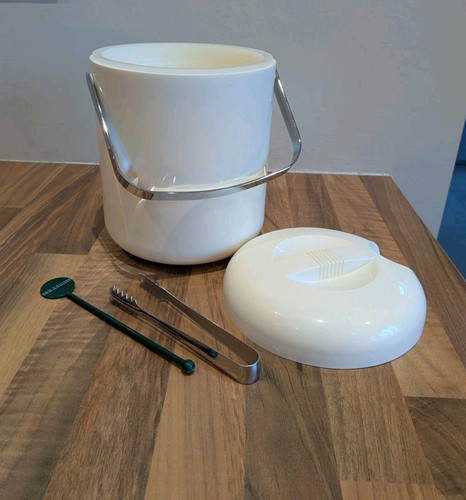 Vintage plastic ice bucket - vintage,