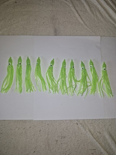 Pack 9cm lumo green glitter - pack,