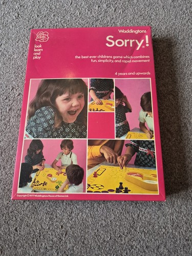 Sorry vintage board game - vintage,