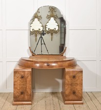 Art Deco Burr Walnut Dressing