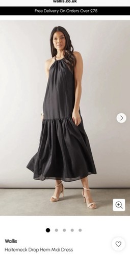 Halterneck drop hem summer - halterneck,