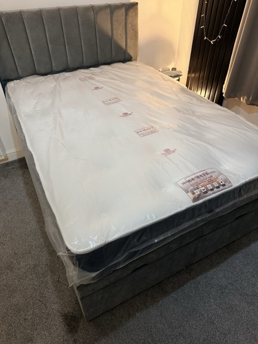 Double divan ottoman lift bed - double,