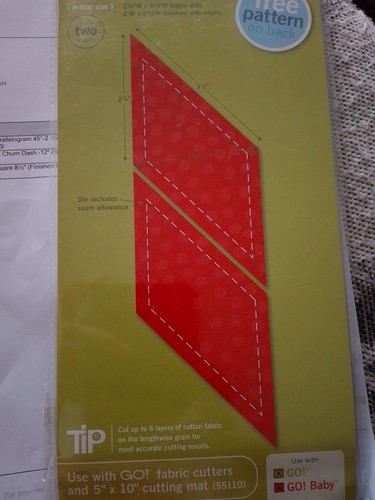 Accuquilt parallelogram - accuquilt, go