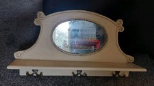 Vintage cream mirror with