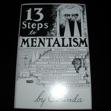  13 (Thirteen) Steps To Mentalism by Corinda Superb Mentalism Hardback Book!