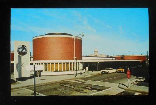 1970s shortline bus terminal - shortline,