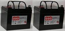 (Two) 12V 35Ah U1 Invacare