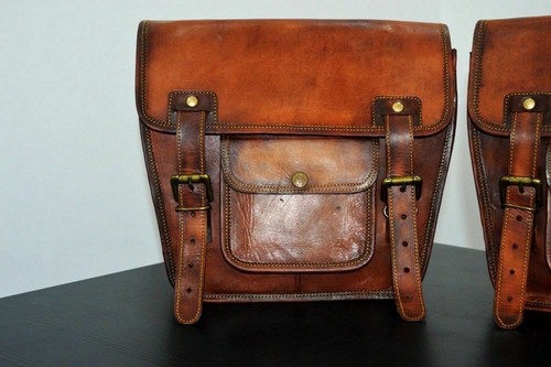 Handmade motorcycle saddlebag - handmade,