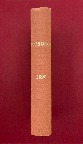 1890 wisden rebind with - wisden,