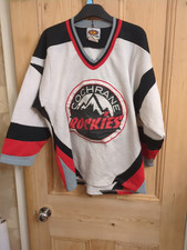Cochrane Rockies Ice Hockey Jersey- Easton- Vintage- Size XS- Pit To Pit 21