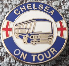 Chelsea FC Badge - CHELSEA HEADHUNTERS ON TOUR BADGE 