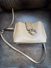 Luella Grey London Camel Faux Leather Crossbody Handbag RRP £99 