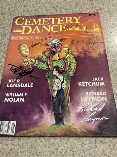 Cemetery dance magazine signed - cemetery,