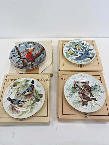 Wwf bird plates set - bird,