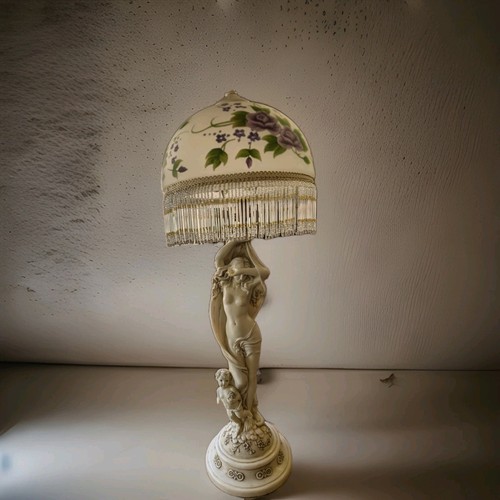 Art deco vintage lamp - art,