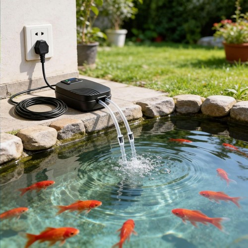 Biling pond air pump - pond,