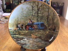 FORD TRACTOR PLATE - THE FORESTERS - 1953 COUNTY CRAWLER - DANBURY MINT
