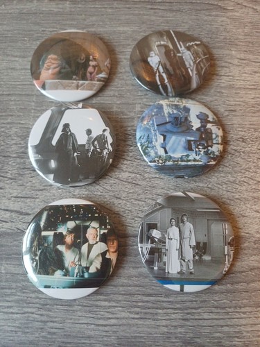Collectable star wars badges - wars,