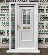 FRONT DOOR WITH SIDELIGHT UPVC