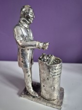 Royal Hampshire Worker Pewter Figurine 1980's approx 5"