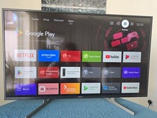 Sony Bravia KD43XG8196 LED HDR 4K Ultra HD Smart Android TV, 43" Remote Working