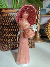 Vintage Faded Pink Beautiful Corn Dollie