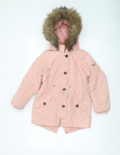 Joules girls pink hooded - girls,