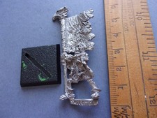 Iron Claw IC201 Skeleton Standard Bearer Citadel GW Undead Bob Olley 1980s Metal