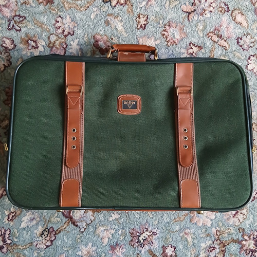 Antler green canvas soft - green,