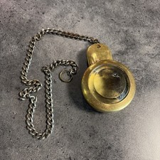 C859 Miners Brass Pocket Watch