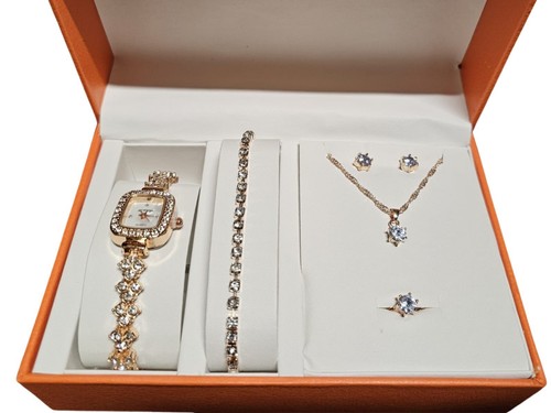 5pc women watch gift set - watch,