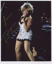 Tina Turner SIGNED Photo 1st Generation PRINT Ltd 150 + Certificate / 1