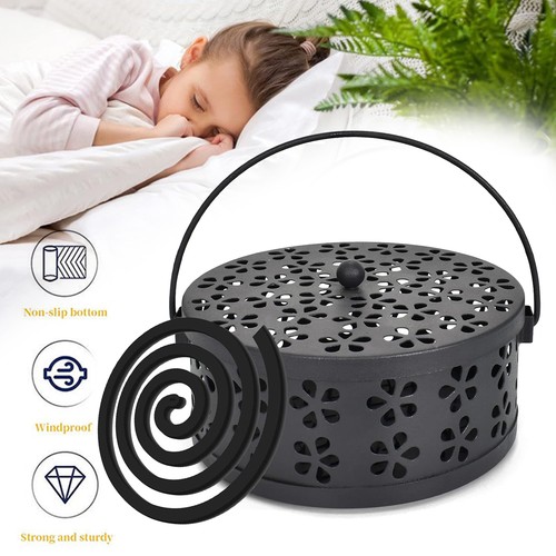 Portable mosquito coil - mosquito, holder