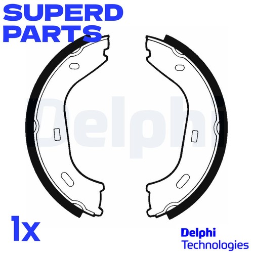Brake shoe fits mercedes 8 - mercedes, /8