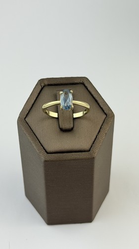 Aquamarine 14ct gold - aquamarine,