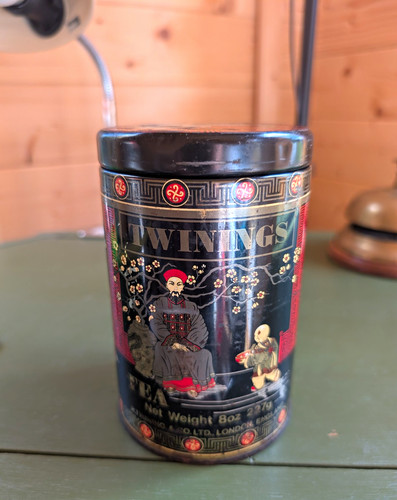 Twinings round lidded - twinings, tin