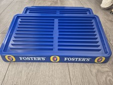 3 Fosters Lager Drip Tray Beer