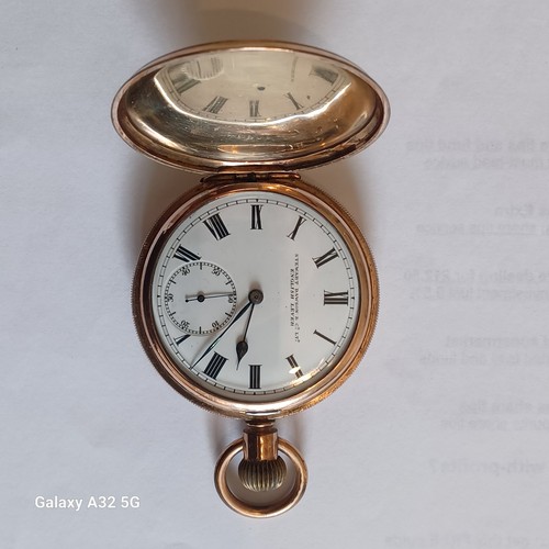 Full hunter pocket watch - hunter, in