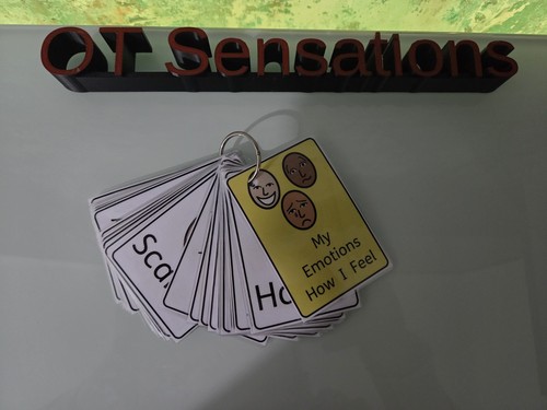 Emotions flash cards autism - emotions, cards,