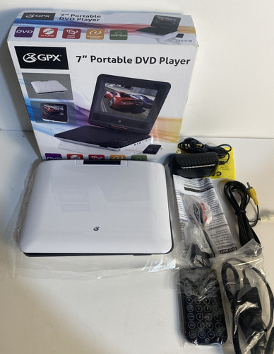 Gpx portable dvd player - 7",