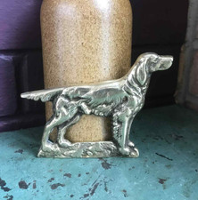 Antique Solid Brass Retriever