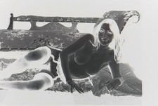 35mm Slide Undeveloped GLAMOUR B&W UNKNOWN DATE OR COPYWRITE  FREE UK POSTS 8