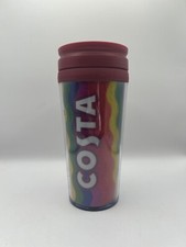 Costa 430ml Coffee Rainbow Flag Gay Pride Travel Flask Limited Edition ?