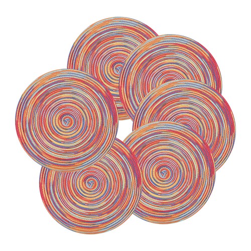 Set round placemats - of, 6