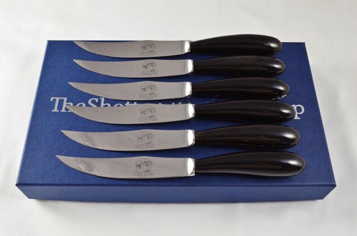 Sheffield steak knives with - 6,