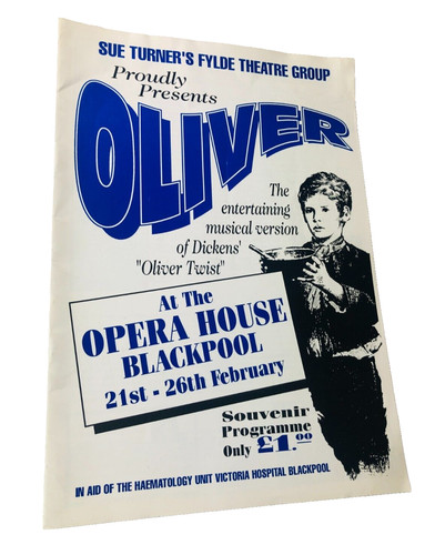 Theatre programme oliver - theatre,