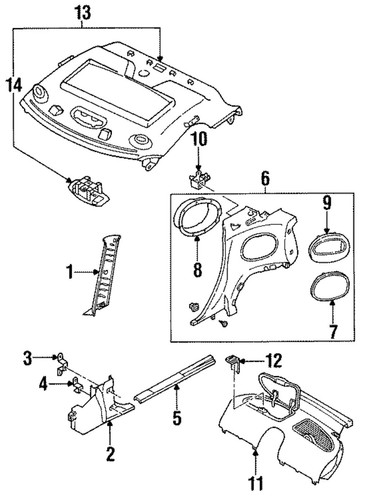 Oem mazda rear - mazda, quarter