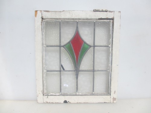 Antique stained glass window - antique,