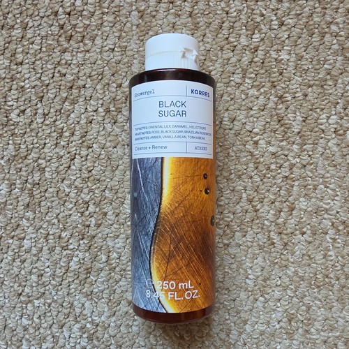 Korres black sugar shower - korres,