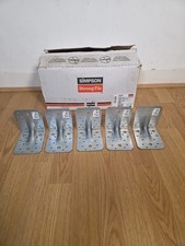 5x Simpson Strong Tie Heavy Duty Angle Bracket 90 mm x 105 mm x 105 mm 3MM 
